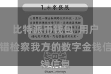 比特派币钱包  用户不错检察我方的数字金钱信息